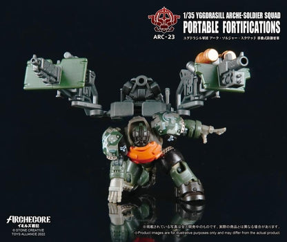 Toys Alliance Archecore ARC-23 Yggdrasill Arche-Soldier Squad Portable Fortifications Set - View 7
