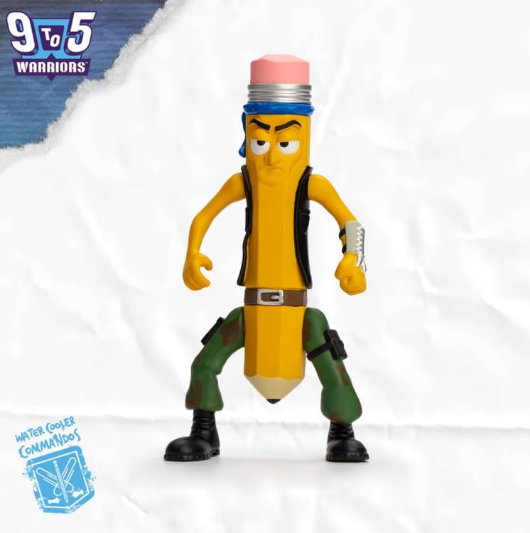 9 to 5 Warriors Lieutenant Lead 4.5-Inch Plastic Action Figure - View 3