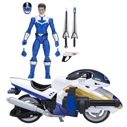 Hasbro Power Rangers Time Force Lightning Collection Deluxe Blue Ranger and Vector Cycle Set - View 17