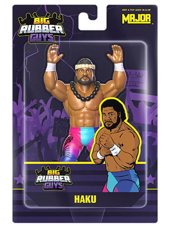 Major Big Rubber Guys Haku 8-Inch Wrestling Figure