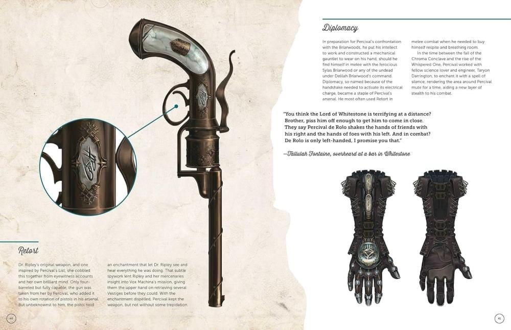 Insight Editions Critical Role The Armory of Heroes Book - View 9
