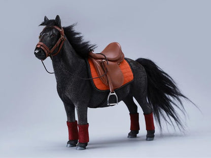 JxK.Studio Little Shetland Pony with Bangs Solid Black Ver. Resin Figure (7.4-Inch) - View 2