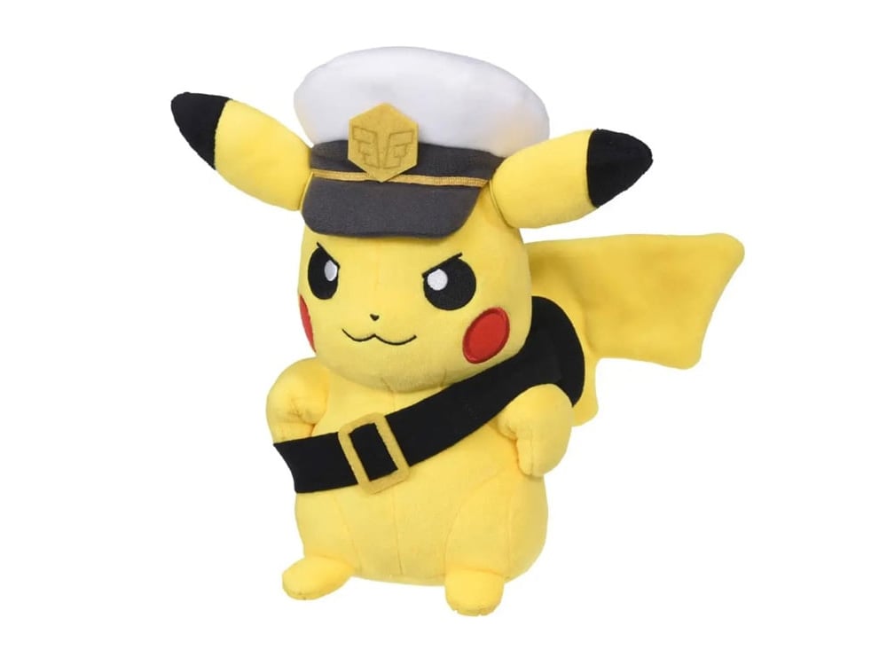 Takara Tomy Pokemon Captain Pikachu (With Goggles Ver.) Soft Plush, 9.05-Inch - View 2