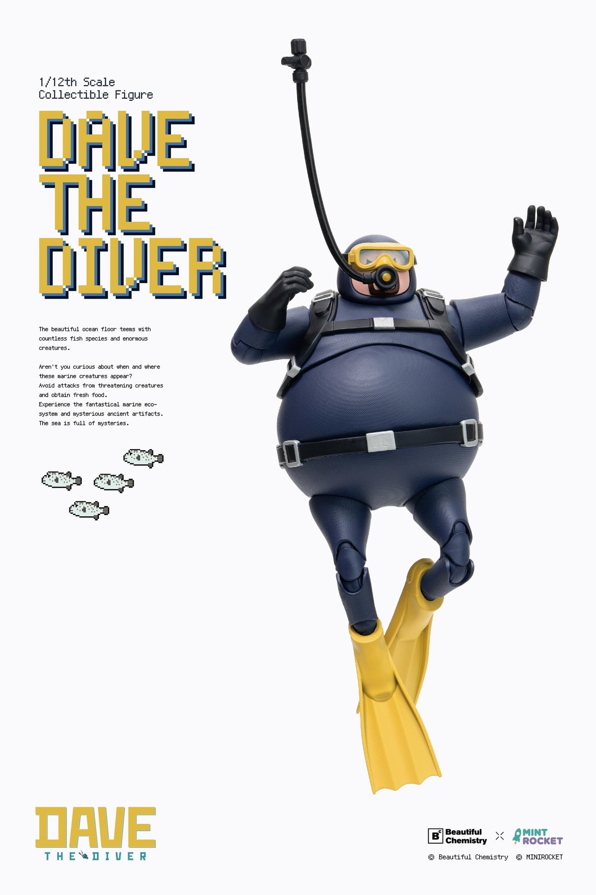 Beautiful Chemistry Dave the Diver 1/12 Scale 6-Inch Action Figure - View 10