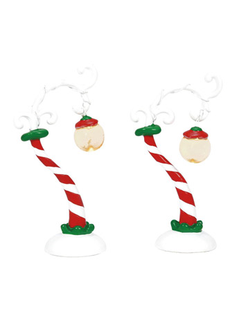 Department 56 The Grinch Village Street Lights Two-Pack Polyresin Accessory