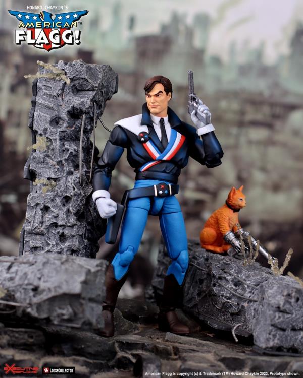 Executive Replicas American Flagg 1/12 Scale 6-Inch Plastic Action Figure - View 4