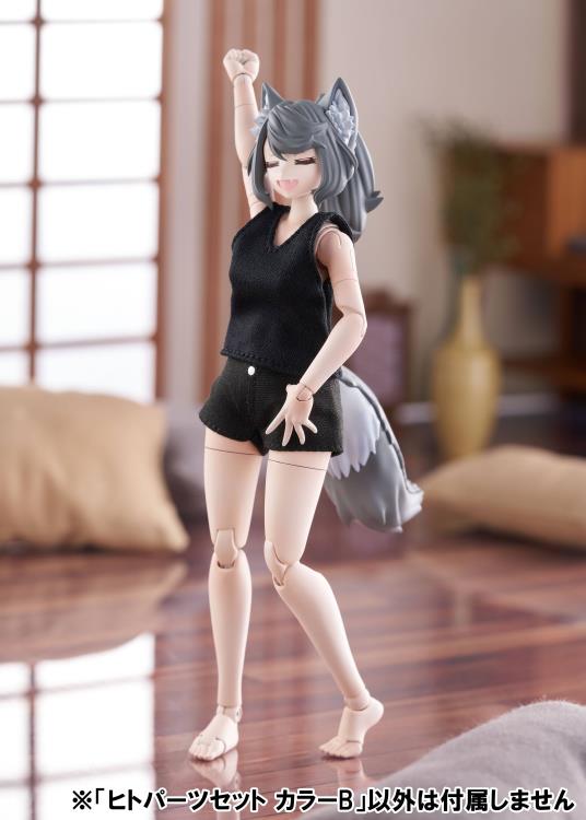 Aoshima KemoPla Human Parts Set Color B Model Kit (ABS and PVC) - View 9