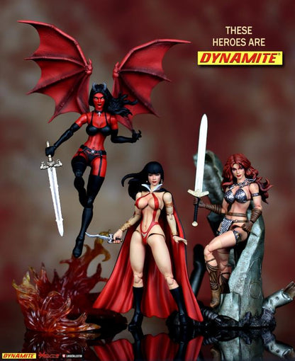 LooseCollector Executive Replicas Vampirella 1/12 Scale 6-Inch Action Figure - View 6