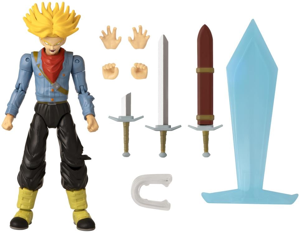 Bandai Dragon Ball Super Dragon Stars Super Saiyan Trunks Vs. Fusion Zamasu Action Figure Two-Pack - View 4