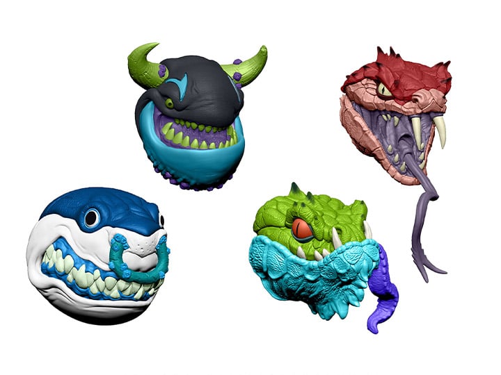 IgoStuff Monstors Heads Pack #1 Plastic Accessory Pack for Action Figures - View 2