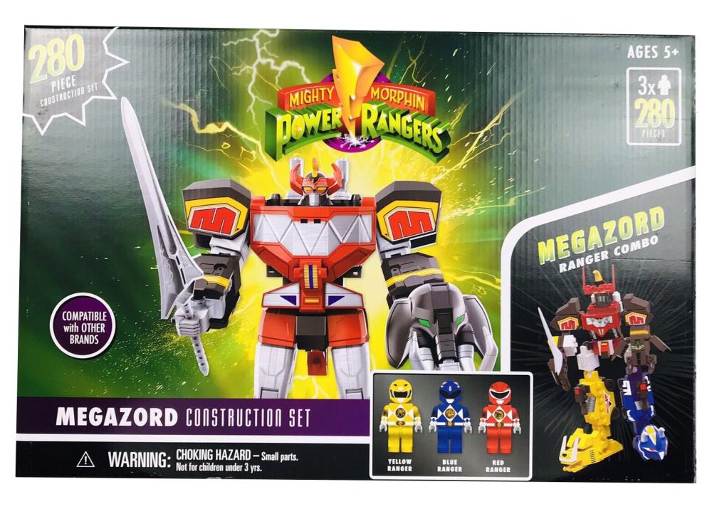 Forever Clever Mighty Morphin Power Rangers Set of 2 Plastic Building Kits - View 3