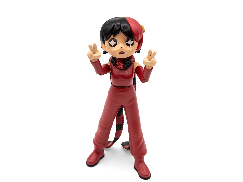 Bottleneck Gallery Scott Pilgrim Knives Chau Oops All Red Variant Limited Edition 6-Inch Action Figure - View 2