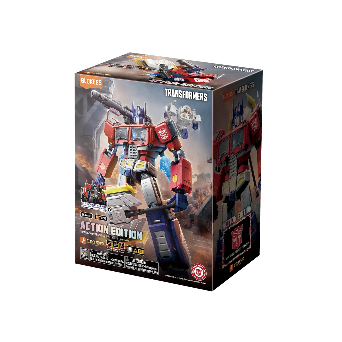 Blokees Transformers Action Edition 07 Optimus Prime (Ver.Evo) 7.9-Inch Model Kit - View 23