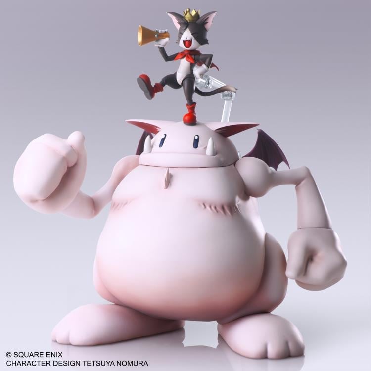 Square Enix Final Fantasy VII Bring Arts Cait Sith with Fat Moogle Two-Pack Figure Set - View 7
