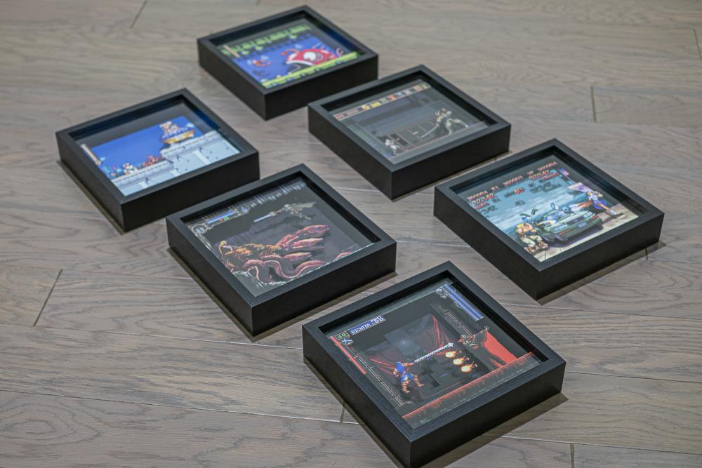 Pixel Frames Street Fighter II Car Scene Pixel Frame 9x9 with Guile and Chun-Li - View 10