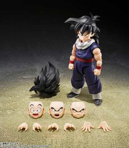 Bandai S.H.Figuarts Dragon Ball Z Gohan Z-Fighters Group Base Ver. A 4-Inch Action Figure (With Bonus) - View 9