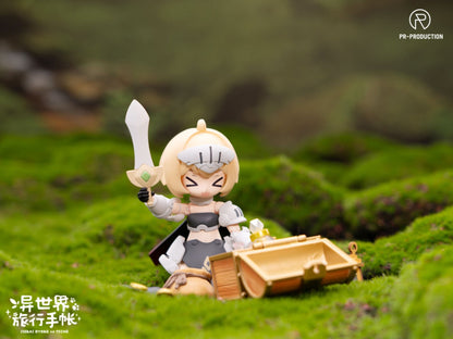 PR-Production Isekai Travel Notebook 01 Novice Warrior Renee Brown Model Kit - View 5