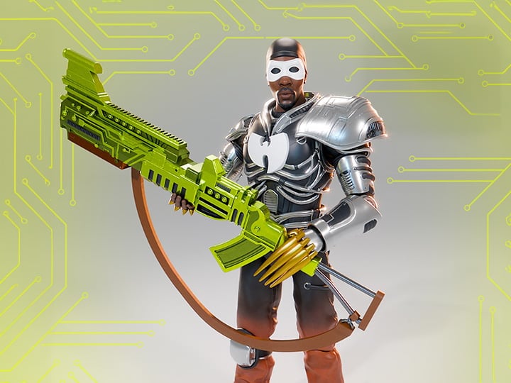 Super7 RZA ULTIMATES! Bobby Digital Action Figure, Plastic - View 2