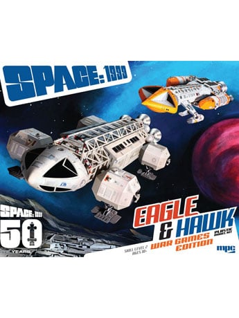 MPC Space: 1999 Eagle and Hawk War Games Edition 1/72 Scale Plastic Model Kit