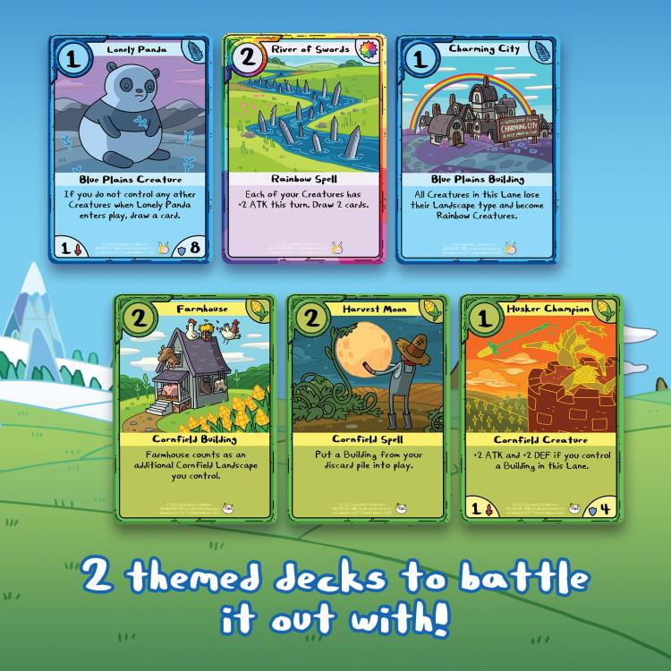 Cryptozoic Adventure Time Card Wars Collector's Pack Fionna vs. Cake Card Game Set - View 4