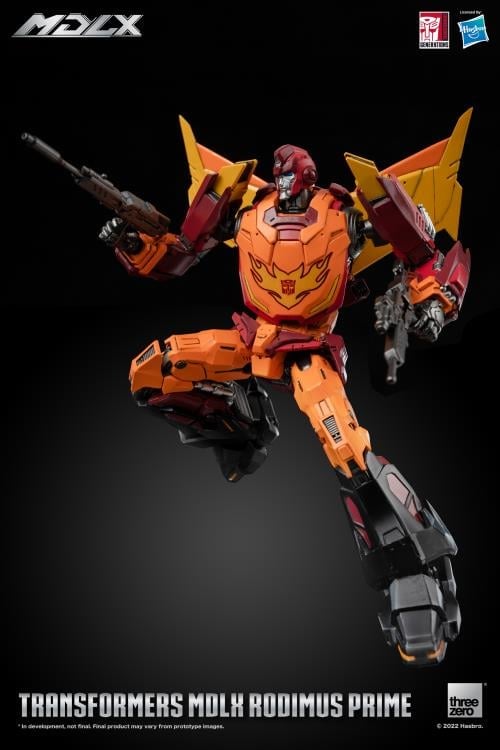 threezero Transformers MDLX Articulated Figures Series Rodimus Prime 7.1-Inch Action Figure - View 7