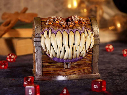 Nemesis Now Dungeons & Dragons Mimic 4.5-Inch Resin Dice Box - View 2