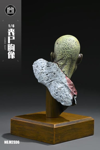MMMToys Zombie 1/6 Scale Resin Bust, 4-Inch Collectible Statue - View 6