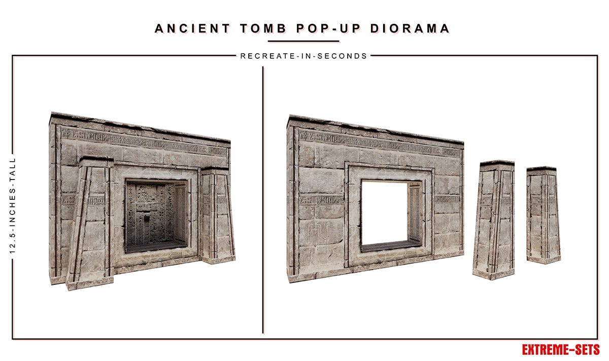 Extreme-Sets Ancient Tomb 1/12 Scale Pop-Up Diorama Multiverse Collection - View 10