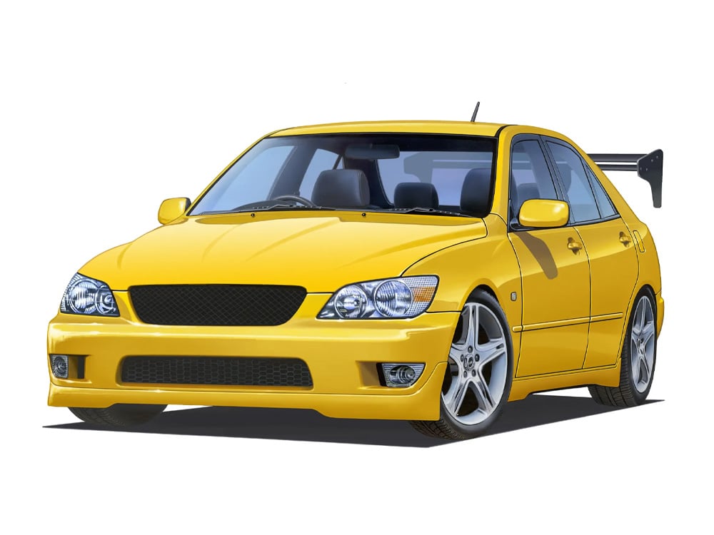 Fujimi ID-335 Toyota Altezza RS200 (with GT W Wing) 1/24 Scale Plastic Model Kit - View 2
