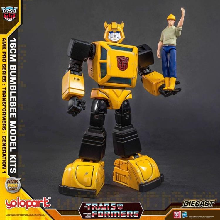 Yolopark Transformers Generation 1 AMK Pro Bumblebee 6.3-Inch ABS Model Kit with Spike - View 23