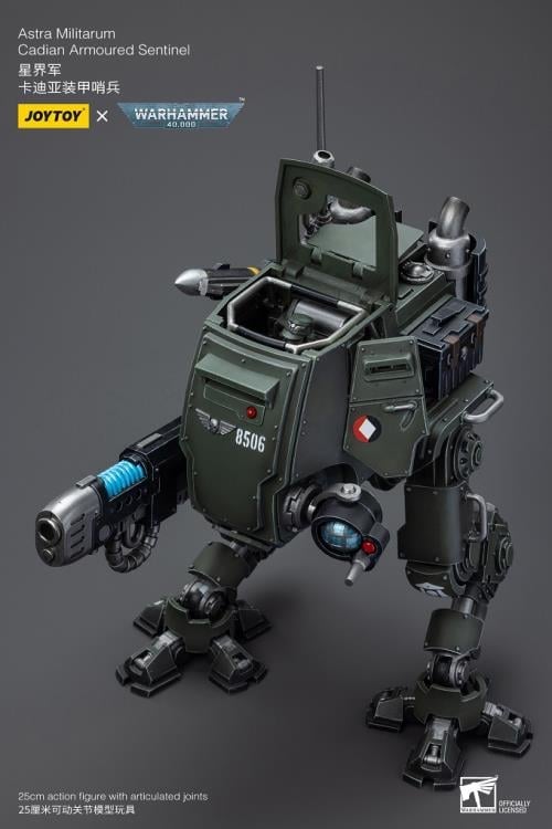JoyToy Warhammer 40K Astra Militarum Cadian Armoured Sentinel 1/18 Scale Plastic Action Figure - View 24