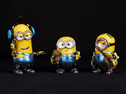 Blitzway Minions Carbotix Pop Bob, Stuart & Kevin Deluxe Ver. Action Figure Three-Pack - View 2