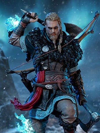 Pure Arts Assassin's Creed Valhalla Animus Eivor 1/8 Scale Limited Edition Statue, 11-Inch