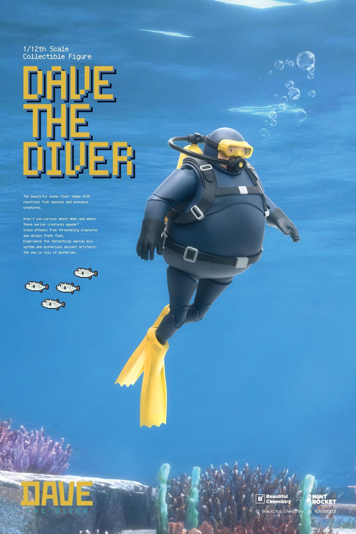 Beautiful Chemistry Dave the Diver 1/12 Scale 6-Inch Action Figure - View 14