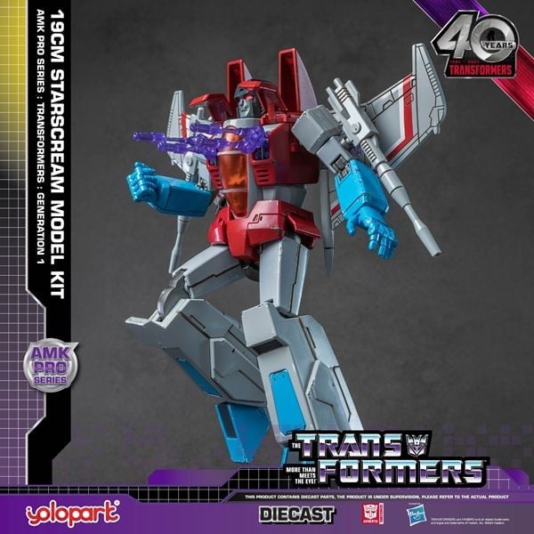 Yolopark Transformers AMK Pro Starscream 7.5-Inch Plastic Model Kit - View 15