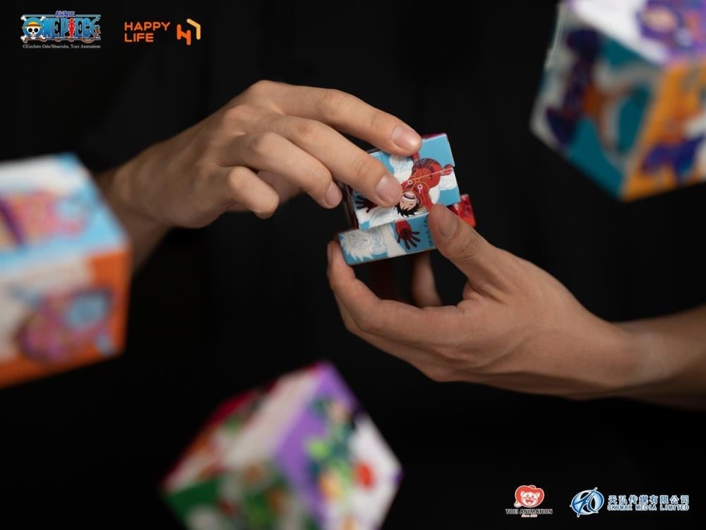 Happy Life One Piece Puzzle Cube Blind Box of 10 Random Cubes - View 7