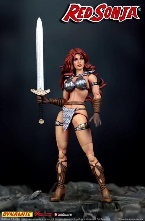 LooseCollector Red Sonja 1/12 Scale 6-Inch Action Figure - View 4