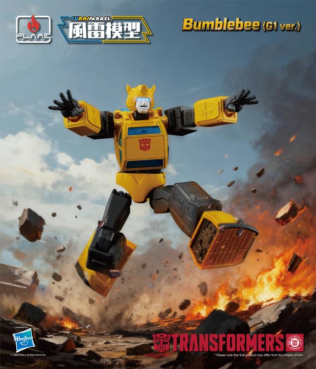 Flame Toys Transformers Furai 46 Bumblebee (G1) 5.1-Inch Plastic Model Kit - View 14