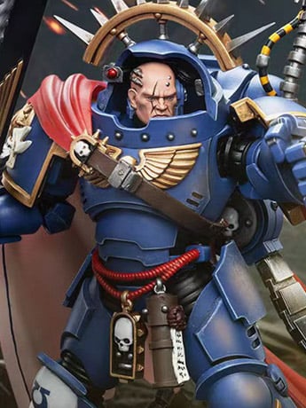 JoyToy Warhammer 40K Ultramarines Captain in Gravis Armour 1/18 Scale Action Figure
