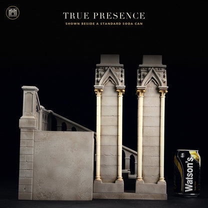 MMMToys Gothic Cathedral Staircase 1/12 Scale Resin Diorama - View 5