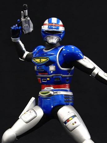 Kaiyodo Space Sheriff Shaider Middle Size Series 1/8 Scale Model Kit in PVC
