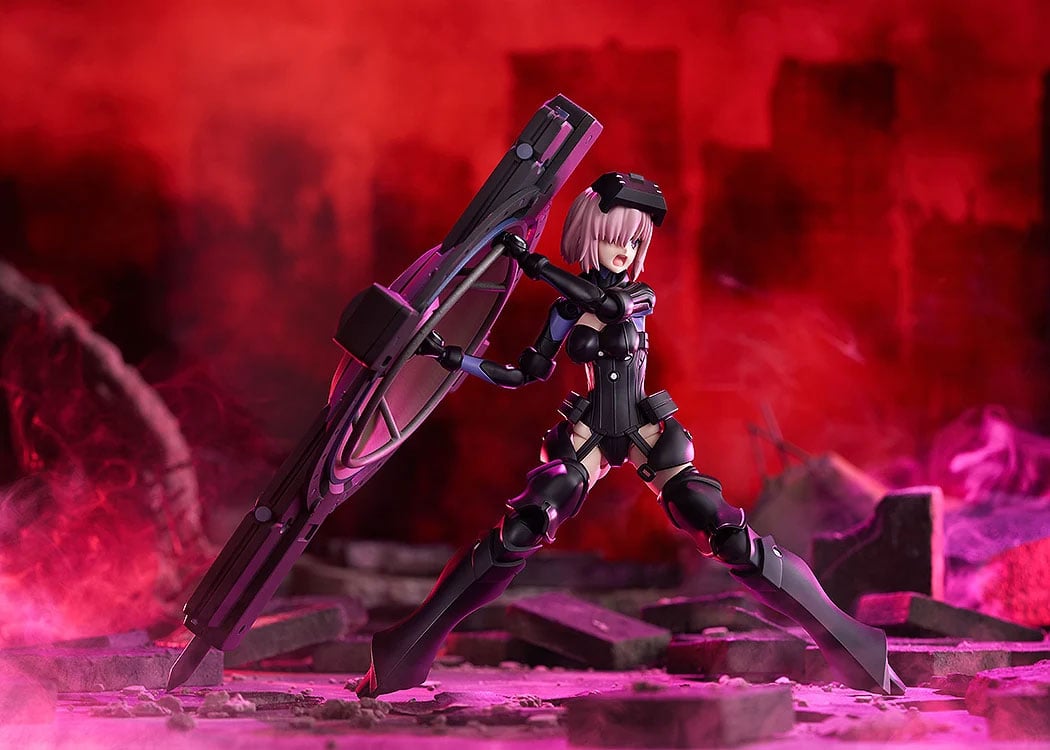 Max Factory Fate/Grand Order Plamatea Shielder/Mash Kyrielight (Ortinax) (Black Barrel Edition) Model Kit - View 10