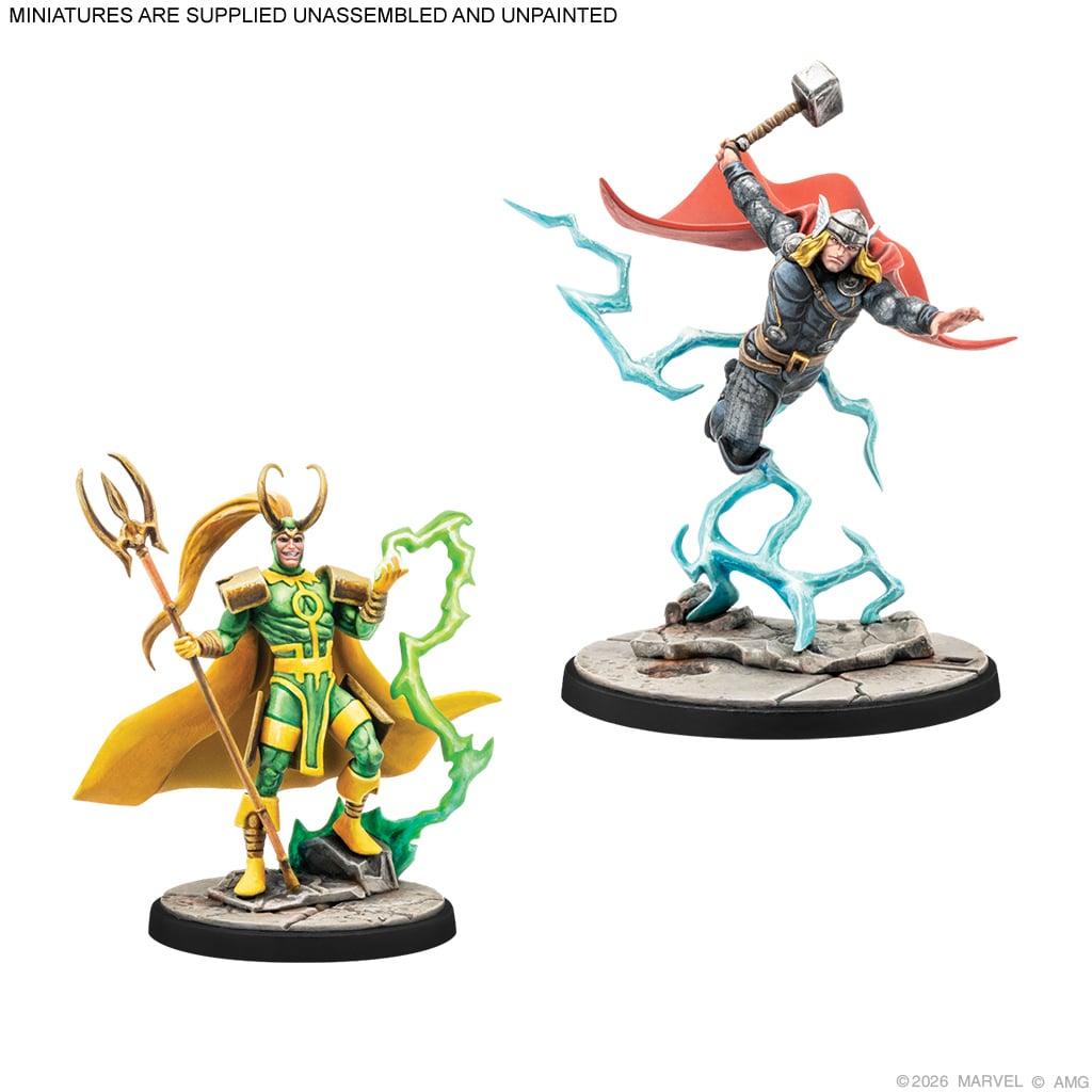 Atomic Mass Games Marvel: Crisis Protocol Asgardians Starter Set Miniatures - View 5