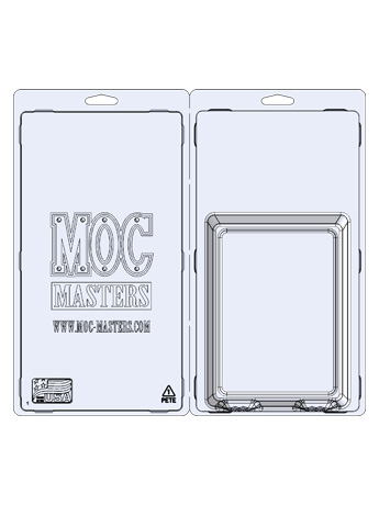 MOC Masters 11.5-Inch x 6-Inch Cardback UV Protective Case Six-Pack