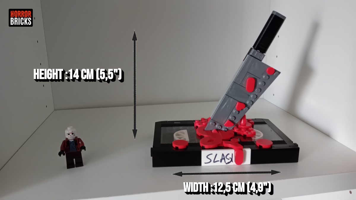 Horror Bricks Slasher Collector Brick Pocket VHS #1 Block Set - View 3