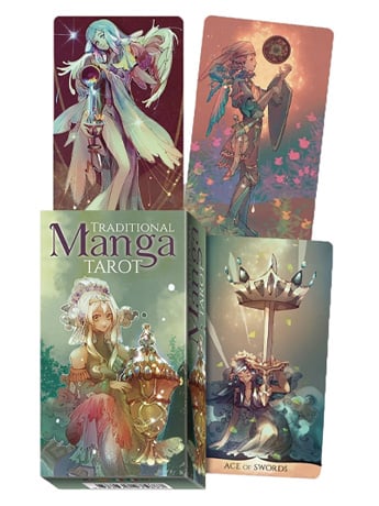 Llewellyn Publications Traditional Manga Tarot Deck and Guidebook Set