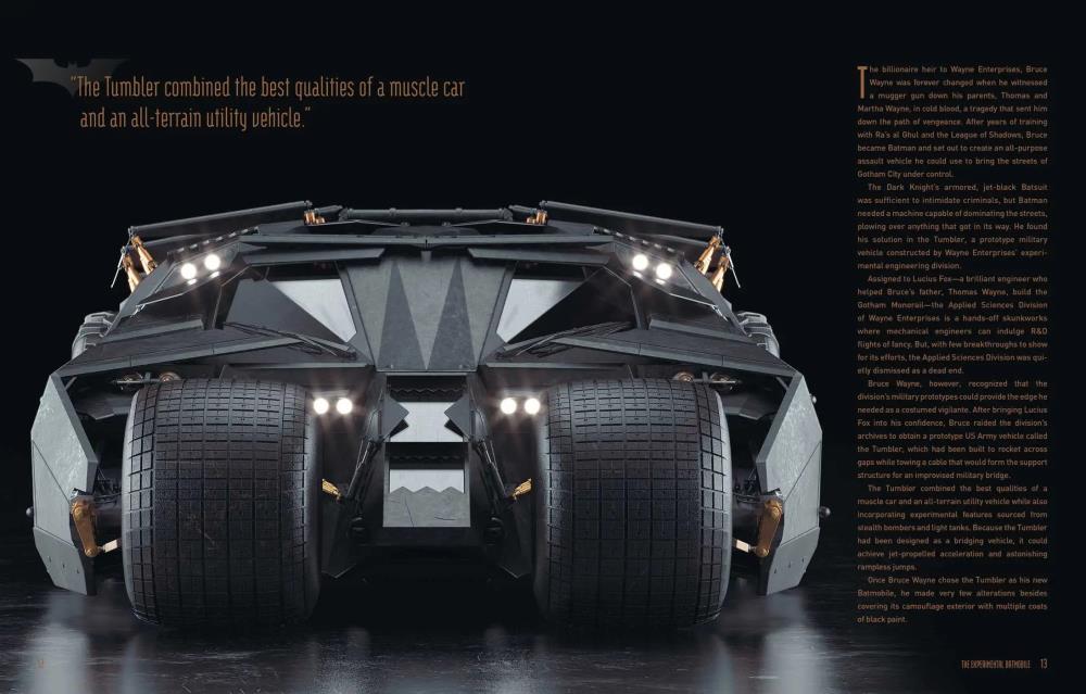 Insight Editions Batmobile Manual Inside the Dark Knight's Most Iconic Rides DC Comics Book - View 3
