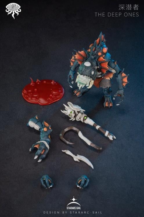 StarArc Toys Cthulhu San Zero The Deep One Orange Ver. 1/12 Scale 5-Inch Action Figure - View 13