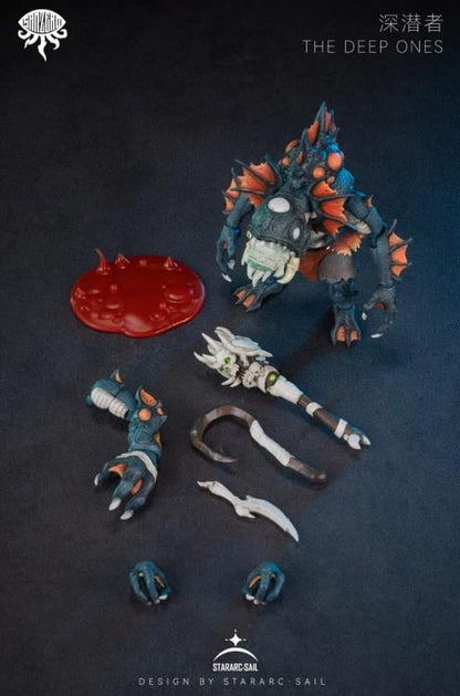 StarArc Toys Cthulhu San Zero The Deep One Orange Ver. 1/12 Scale 5-Inch Action Figure - View 13