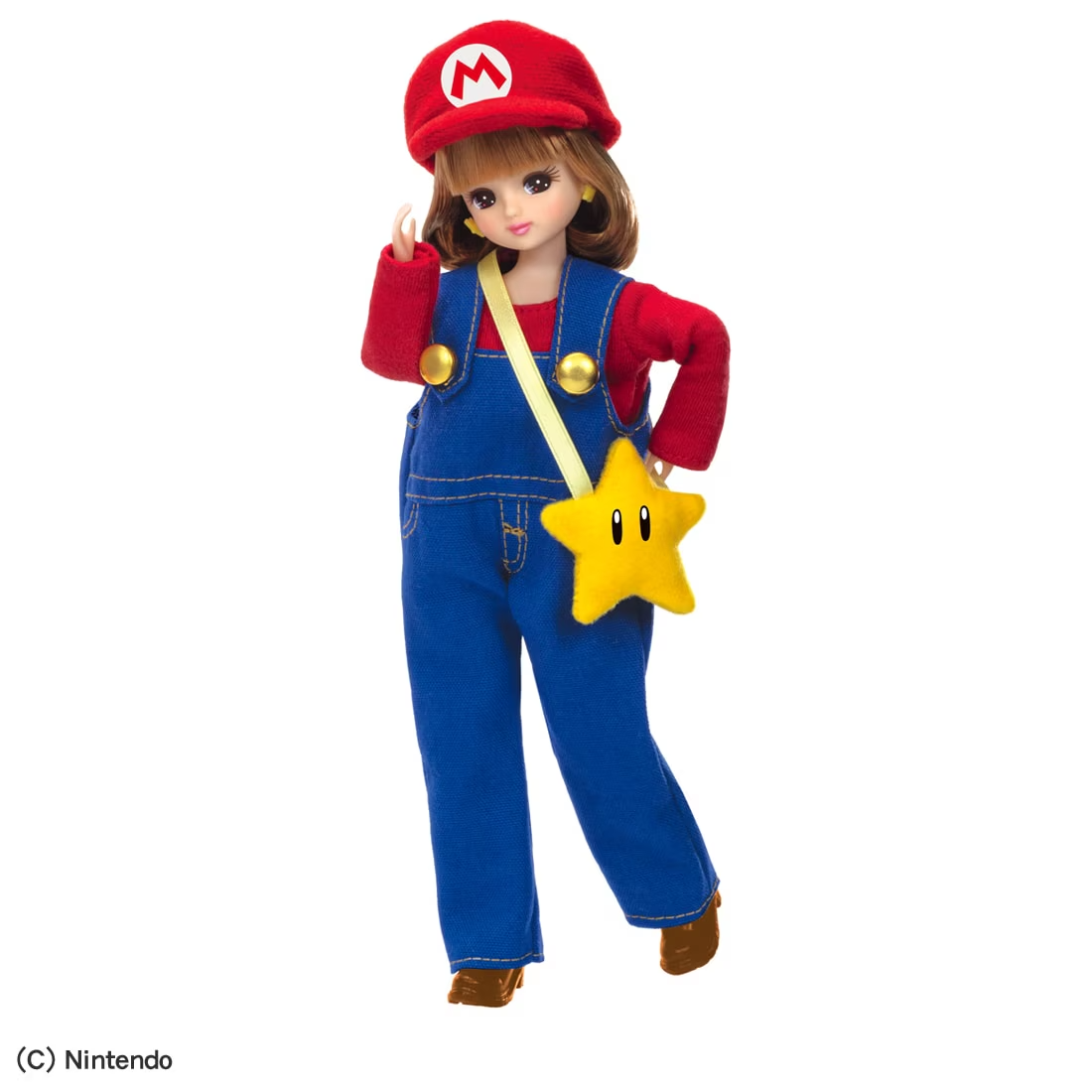 Takara Tomy Super Mario Licca Mario 9-Inch Fashion Doll - View 4